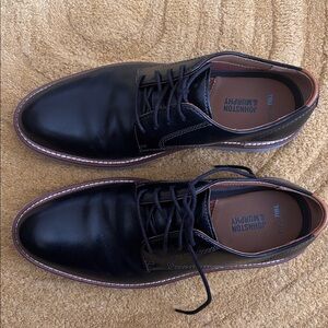 Johnston & Murphy mens Upton plain toe leather shoes 8